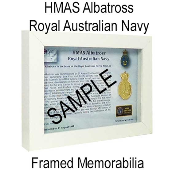 HMAS Albatross | Royal Australian Navy | Framed for Display