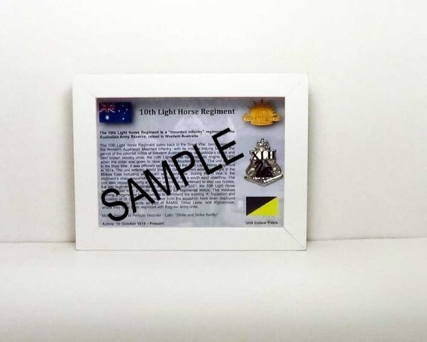 - frame showing Unit Colour Patch