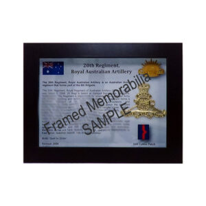 20th Regiment, Royal Australian Artillery