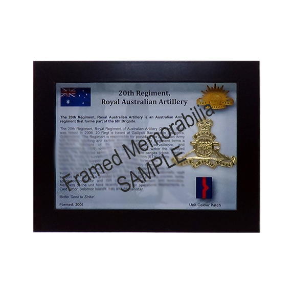 20th Regiment, Royal Australian Artillery