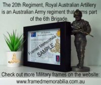 20th Regiment, Royal Australian Artillery 20 Regt, RAA