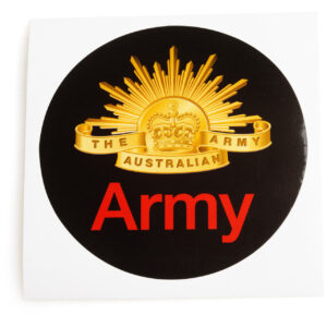 Army Round Sticker
