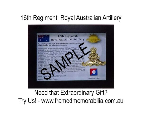 16th Regiment, Royal Australian Artillery