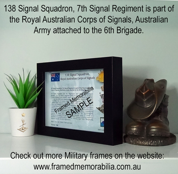 138 Signal Squadron, Royal Australian Signals Corps