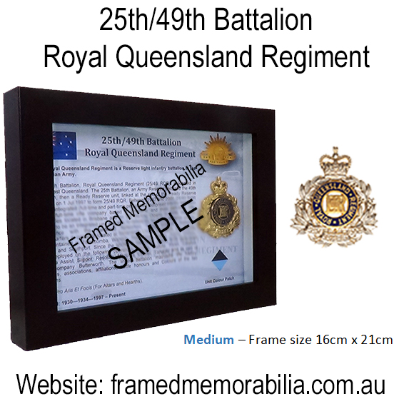 25th/49th Battalion, Royal Queensland Regiment