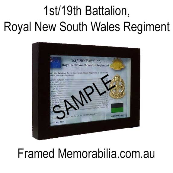 1st/19th Battalion, Royal New South Wales Regiment