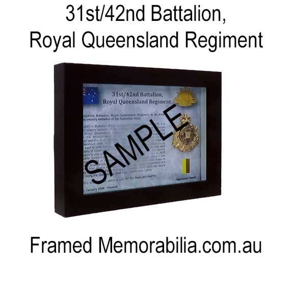 31st/42nd Battalion, Royal Queensland Regiment