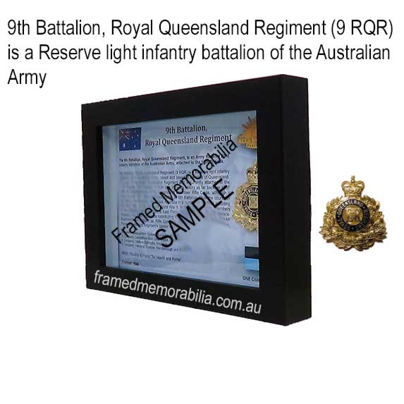 9th Battalion, Royal Queensland Regiment