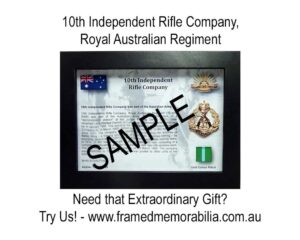 10th Independent Rifle Company, Royal Australian Regiment