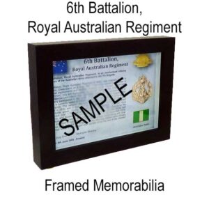 6th Battalion, Royal Australian Regiment