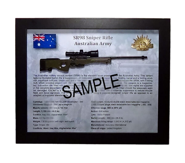 SR98 Sniper Rifle Australian Army