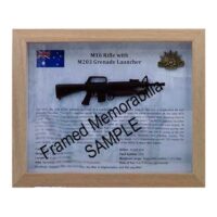 M16 Rifle with M203 Grenade Launcher - Oak