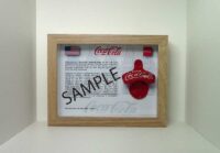 Coca-Cola Bottle Opener Framed for Display