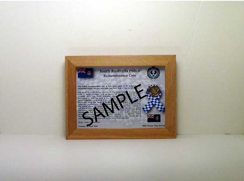 South Australia Police Remembrance Coin Framed south-australia-police-remembrance-coin-framed