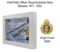 Chief Petty Officer, Royal Australian Navy - Kings Crown