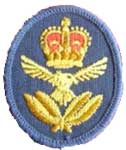 RAAF, Warrant Officer (WOFF) Cloth Garrison Cap Badge