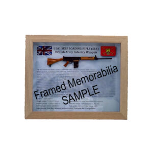 L1A1 Self-Loading Rifle (SLR) British Army - Oak Frame - (Black Furniture)