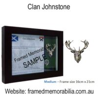 Clan Johnstone of Scotland - Framed Memorabilia