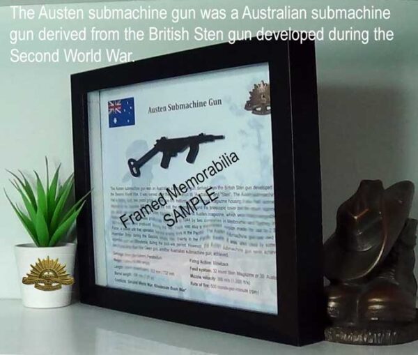 Austen Submachine Gun - Australian Army