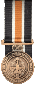 Northern Territory Police Service Medal - Police Framed Memorabilia