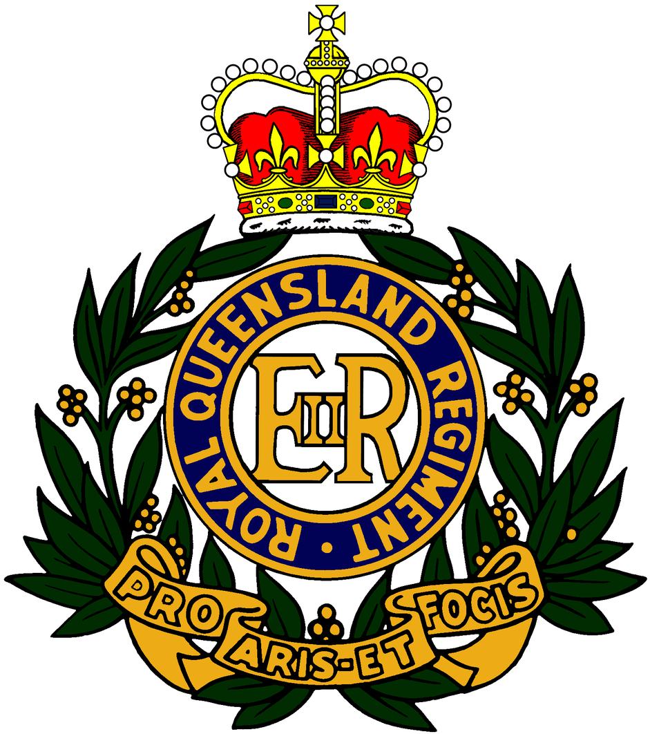 Royal Queensland Regiment - Framed Memorabilia