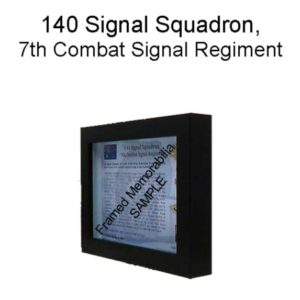 140 Signal Squadron, 7th Combat Signal Regiment