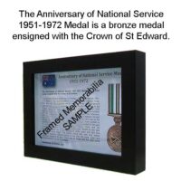 Anniversary of National Service Medal 1951-1972