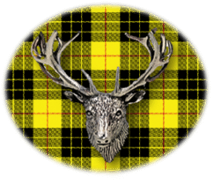 Clan MacLeod of Lewis is a Scottish Highland clan of Scotland. Framed for display is the Kilt tartan, motto, and crest displaying a stag head crest. Memorabilia.