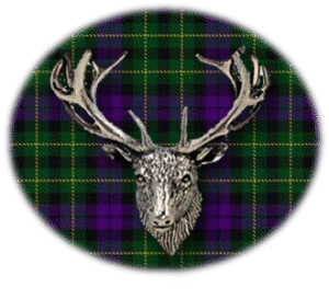 Clan Abercrombie is a Scottish Highland and Lowland clan of Scotland. Framed for display is the Kilt tartan, motto, and crest displaying a stag head crest. Memorabilia.
