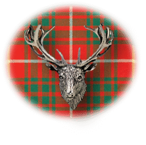 Clan Bruce is a Scottish Lowland clan of Scotland. Framed for display is the Kilt tartan, motto and crest displaying a stag head crest. Memorabilia.