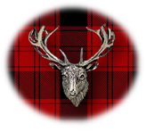 Clan Ewing is a Scottish Highland clan of Scotland. Framed for display is the Kilt tartan, motto, and crest displaying a stag head crest. Memorabilia.