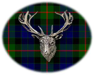 Clan Gunn is a Scottish Highland clan of Scotland. Framed for display is the Kilt tartan, motto, and crest displaying a stag head crest. Memorabilia.