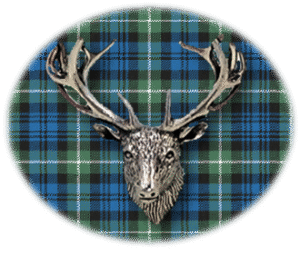 Clan Lamont is a Scottish Highland clan of Scotland. Framed for display is the Kilt tartan, motto, and crest displaying a stag head crest. Memorabilia.