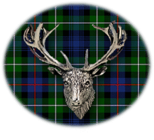 Clan MacKenzie is a Scottish Highland clan of Scotland. Framed for display is the Kilt tartan, motto, and crest displaying a stag head crest. Memorabilia.