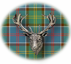 Clan Dalrymple is a Scottish Lowland clan of Scotland. Framed for display is the Kilt tartan, motto and crest displaying a stag head crest. Memorabilia.