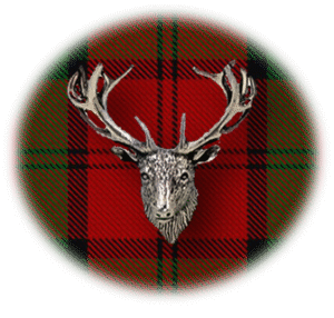 Clan Dunbar is a Scottish Lowland clan of Scotland. Framed for display is the Kilt tartan, motto, and crest displaying a stag head crest. Memorabilia.