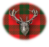 Clan Erskine is a Scottish Lowland clan of Scotland. Framed for display is the Kilt tartan, motto, and crest displaying a stag head crest. Memorabilia.