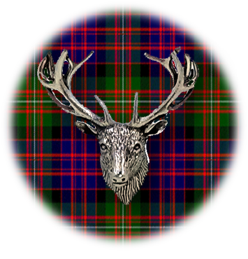 Clan MacDonald of Glengarry Clan MacDonald is a Scottish Highland clan of Scotland. Framed for display is the Kilt tartan, motto and crest displaying a stag head crest.