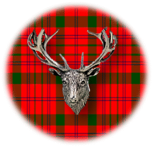 Clan MacDonald of Keppoch is a Scottish Highland clan of Scotland. Framed for display is the Kilt tartan, motto, and crest displaying a stag head crest. Memorabilia.