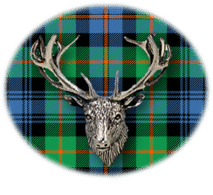Clan Murray of Atholl is a Scottish Lowland clan of Scotland. Framed for display is the Kilt tartan, motto, and crest displaying a stag head crest. Memorabilia.