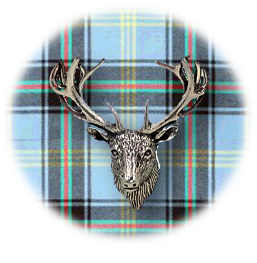 Clan Bell is a Scottish Lowland clan of Scotland. Framed for display is the Kilt tartan, motto and crest displaying a stag head crest.