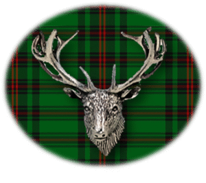 Clan Primrose is a Scottish Lowland clan of Scotland. Framed for display is the Kilt tartan, motto, and crest displaying a stag head crest. Memorabilia.