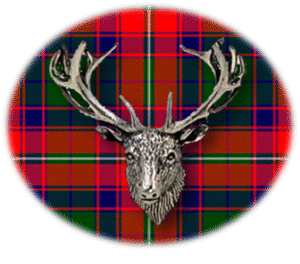 Clan Riddell is a Scottish Highland or Lowland clan of Scotland. Framed for display is the Kilt tartan, motto, and crest displaying a stag head crest. Memorabilia.