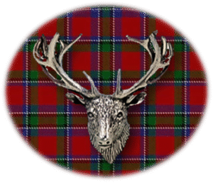 Clan Sinclair is a Scottish Highland or Lowland clan of Scotland. Framed for display is the Kilt tartan, motto, and crest displaying a stag head crest. Memorabilia.
