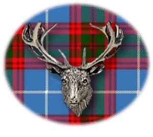 Clan Skirving is a Scottish Highland or Lowland clan of Scotland. Framed for display is the Kilt tartan, motto, and crest displaying a stag head crest. Memorabilia.