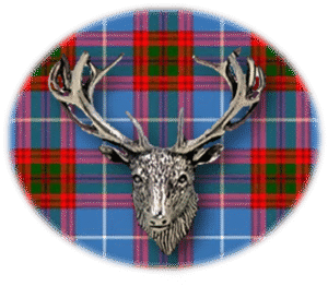 Clan Spalding is a Scottish Highland or Lowland clan of Scotland. Framed for display is the Kilt tartan, motto, and crest displaying a stag head crest. Memorabilia.