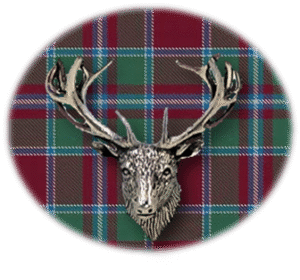 Clan Spens is a Scottish Highland or Lowland clan of Scotland. Framed for display is the Kilt tartan, motto, and crest displaying a stag head crest. Memorabilia.