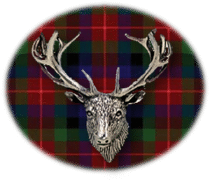 Clan Tennant is a Scottish Lowland clan of Scotland. Framed for display is the Kilt tartan, motto, and crest displaying a stag head crest. Memorabilia.