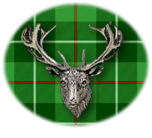 Clan Vans is a Scottish Lowland clan of Scotland. Framed for display is the Kilt tartan, motto, and crest displaying a stag head crest. Memorabilia.